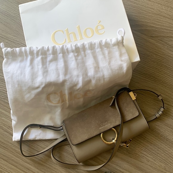 Gently used Chloe mini cross body with card slots - Picture 2 of 7